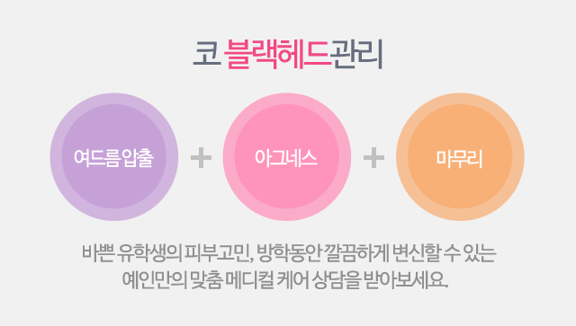 코 블렉헤드 관리